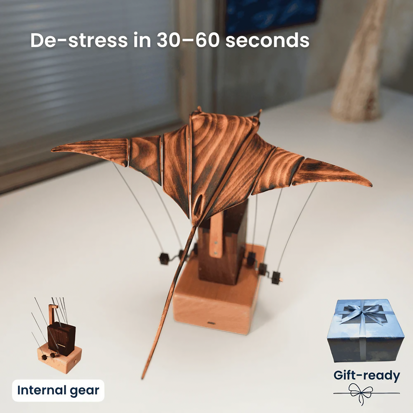 Marvela™ Handcrafted Manta Ray Automaton