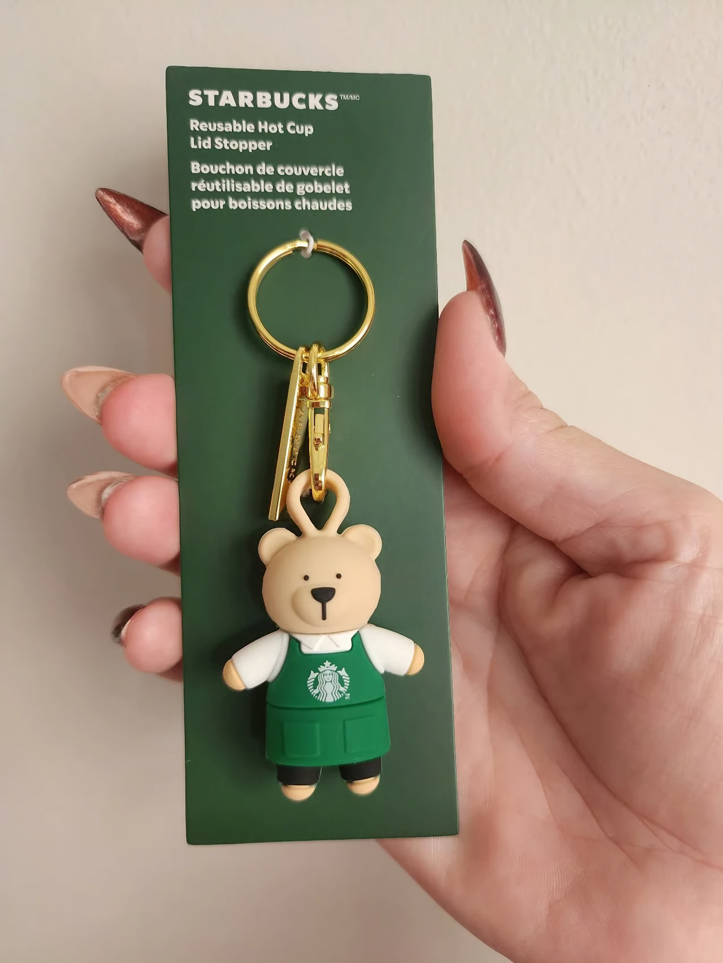 BaristaBear™ Reusable Hot Cup Lid Stopper